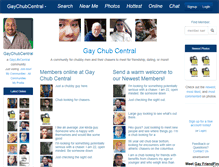Tablet Screenshot of gaychubcentral.com